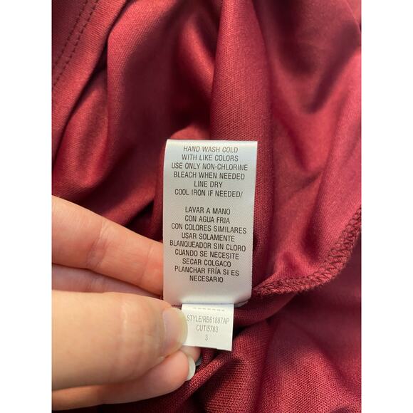 Signature by Robbie Bee  Tie-Neck‎ Sleeveless Shift Dress Size 6P - Picture 7 of 9